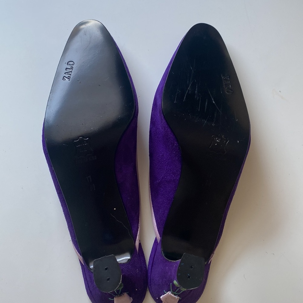 ZALO Embroidered heels - Picture 9 of 12